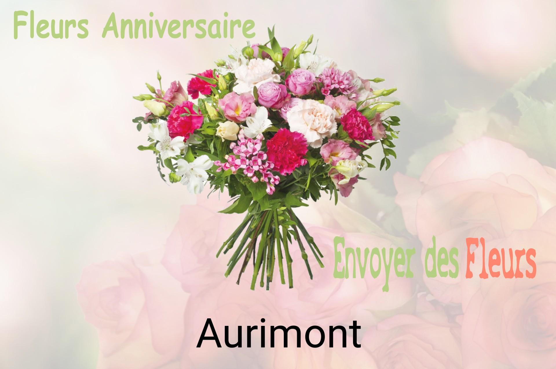 Bouquet de fleurs d’anniversaire livré à Aurimont